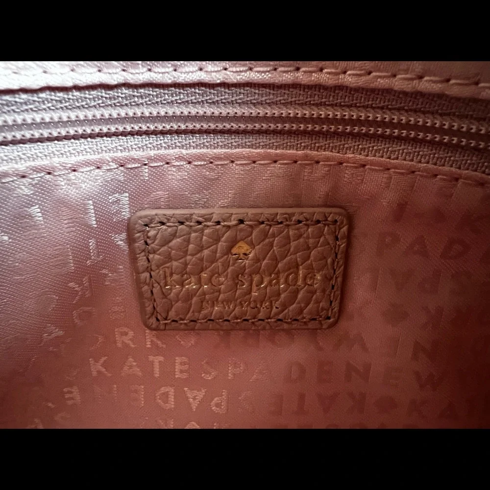 🌹 NWT ~ Authentic PEBBLED LEATHER.                                🌹 BLUSH PINK - Picture 9 of 11